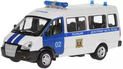 Маш. инер. X600-H09002-R Технопарк ГАЗЕЛЬ Полиция свет/звук