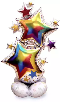Возд. шар PM C2221 Звездный фейерверк 78*116см фольга