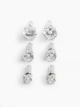 Серьги в наборе 3 шт гвоздики KEANU 058D-5595D