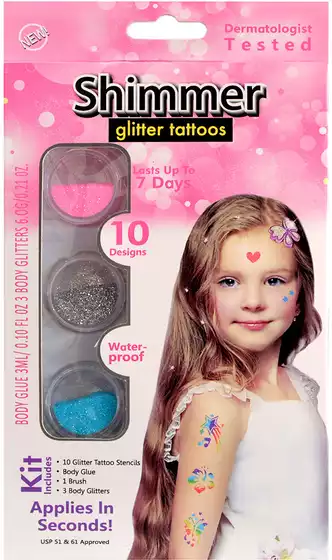 Блеск-тату 3цв блесток 999-3