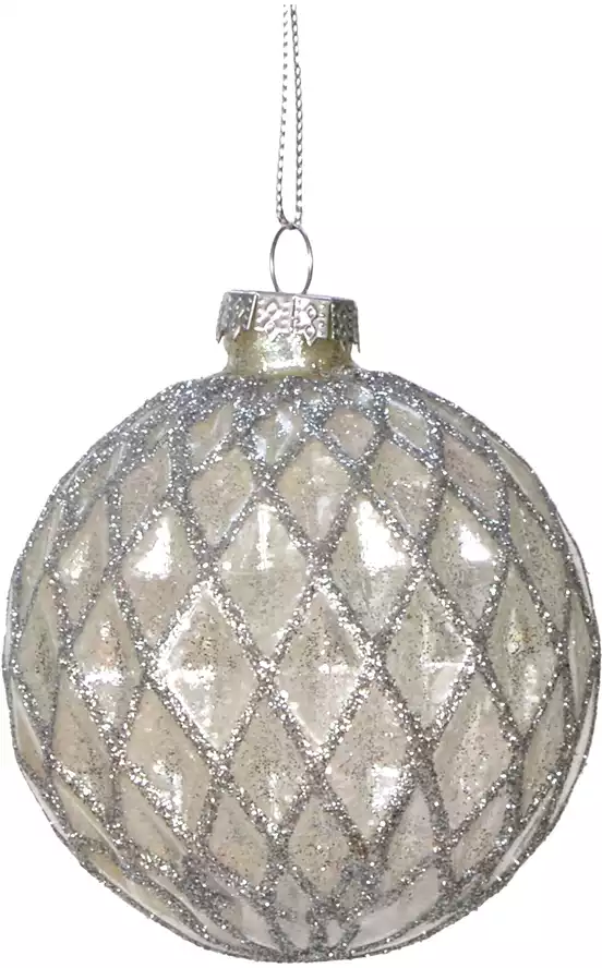Новогодний шар стеклянный шар 058D-5504D