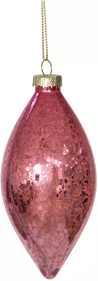 Новогодняя сосулька стекло 12,5 см 058D-5504D