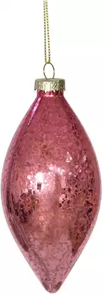 Новогодняя сосулька стекло 12,5 см 058D-5504D