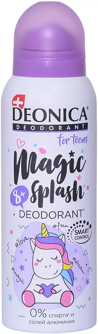 Дезодорант Magic Splash д/дев. DEONICA FOR TEENS 125 мл (спрей)