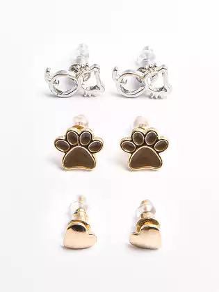 Серьги в наборе 3 пары KEANU 058D-5013D