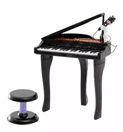 Синтезатор 37 кл., с микрофоном, от сети (88022B)