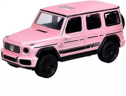 Машина р/у 1:14 Mercedes-Benz G55 Metal pink (открываются двери) +акб