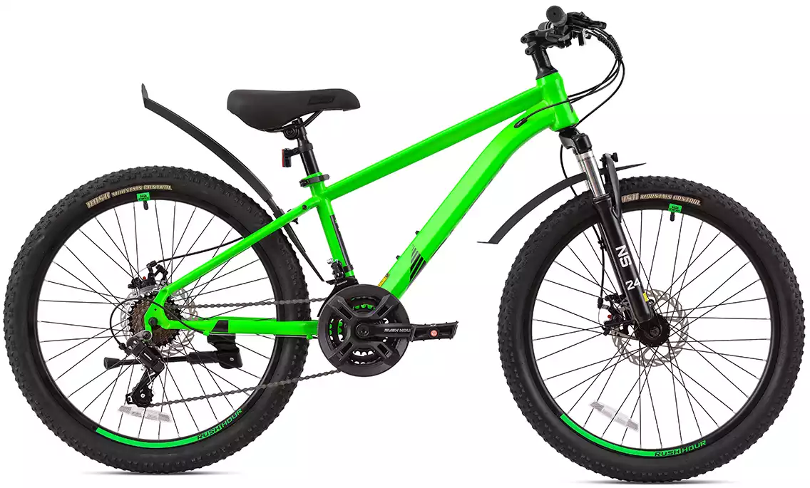 Велосипед подростковый 24 NX 415 DISC ST 21ск рама 13 RUSH HOUR