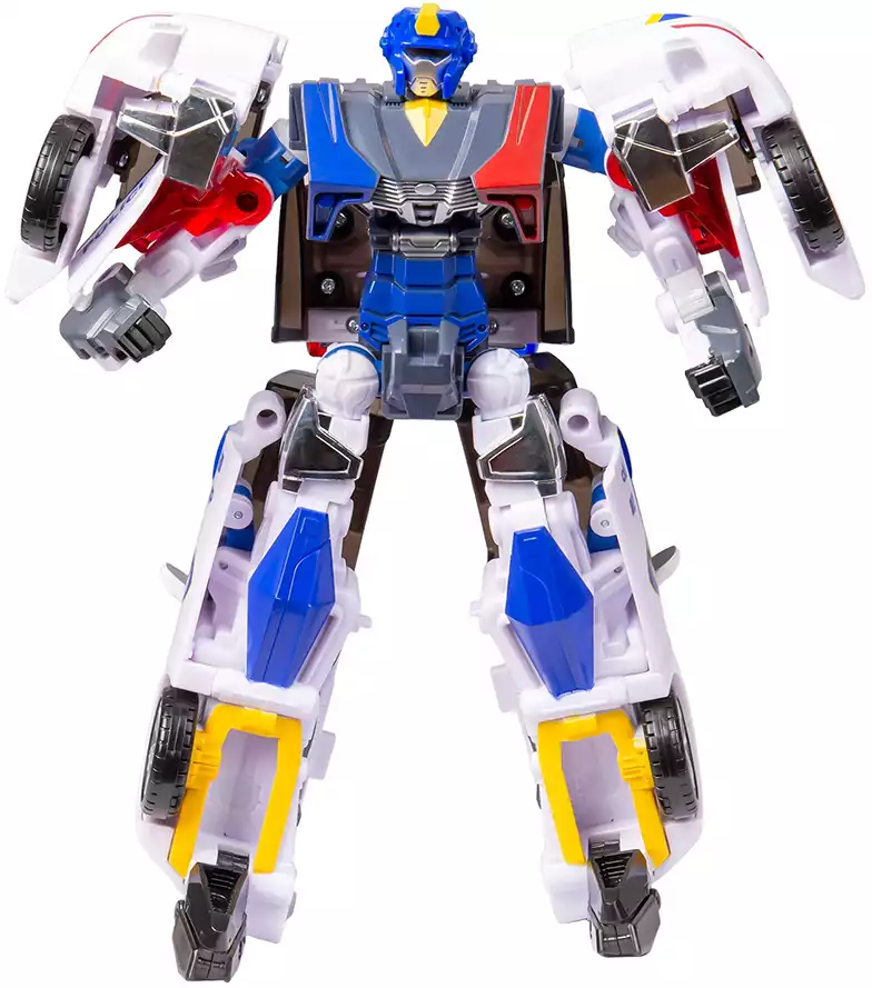 Карбот. Fron Police трансформер 25 см, свет и звук, S1. Carbot 42901