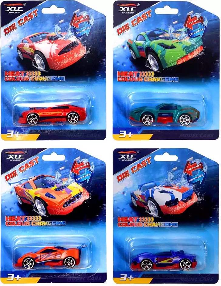 Модель машины 1:64 Машинка меняющая цвет в ассортименте 85171