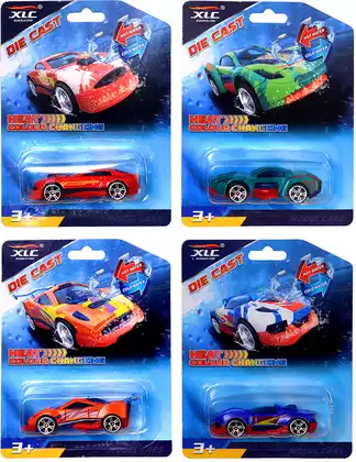 Модель машины 1:64 Машинка меняющая цвет в ассортименте 85171