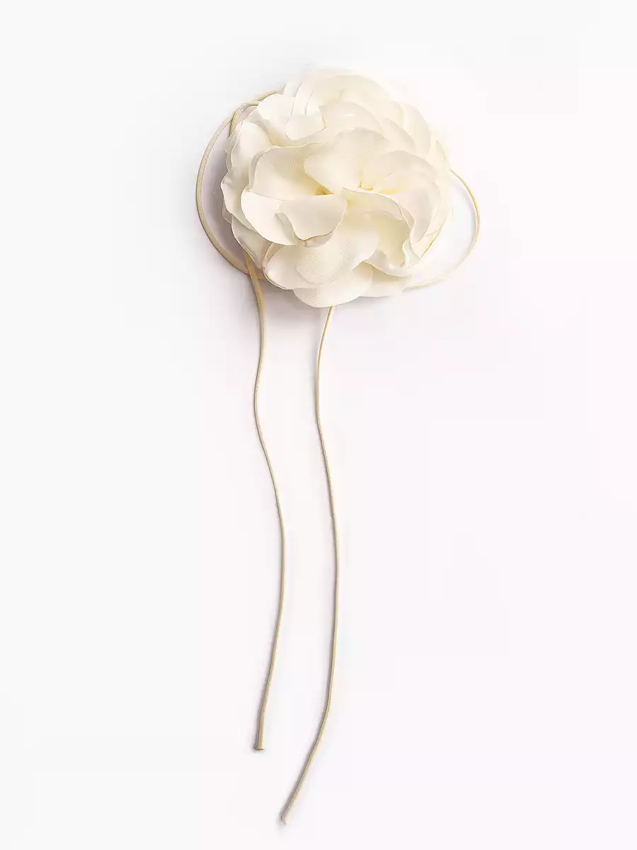 Чокер цветок беж 058D-6175D KEANU