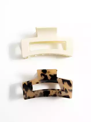 Краб для волос 2 шт 8,5 см 058D-6119D KEANU