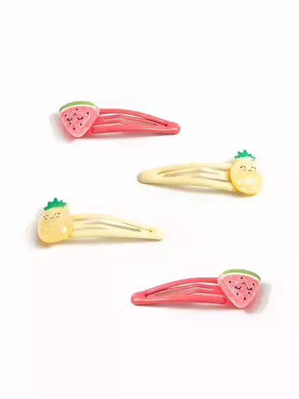 Набор зажимов 4 шт фрукты 058D-6162D Vulpes