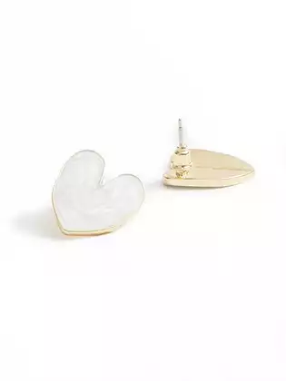 Серьги 1 пара сердце 058D-6198D KEANU