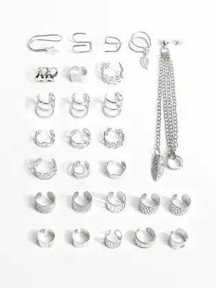 Серьги в наборе 27 пар 058D-6219D KEANU