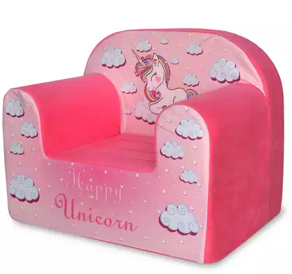 Мягкое кресло Happy Unicarn со съемным чехлом 43 см КИ-509Ц