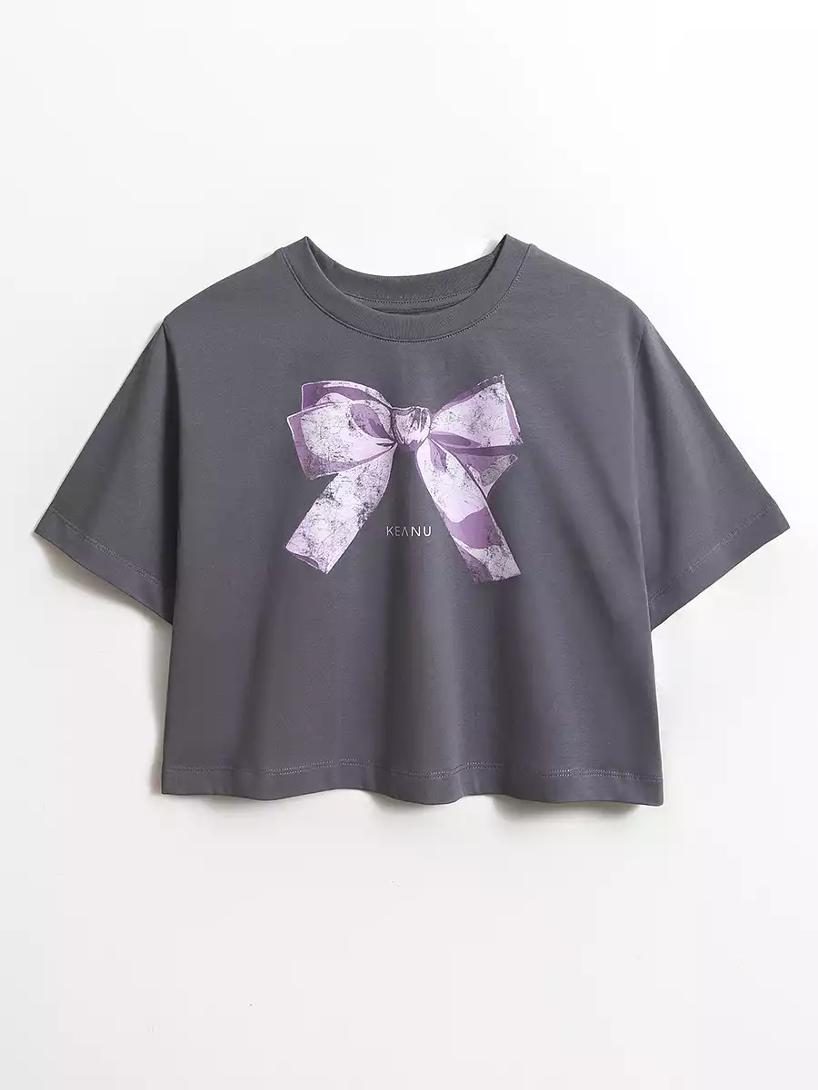 Укороченная футболка KEANU