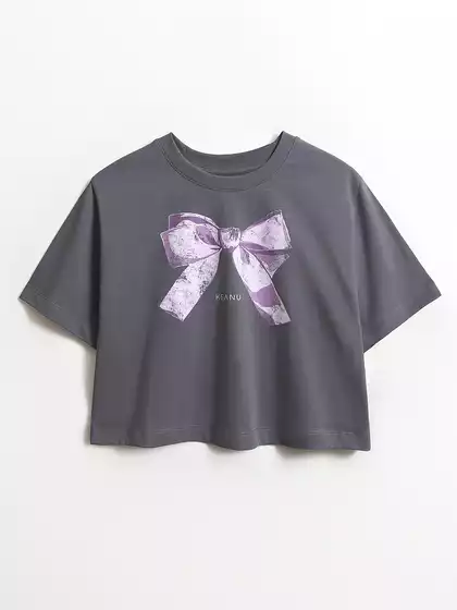 Укороченная футболка KEANU