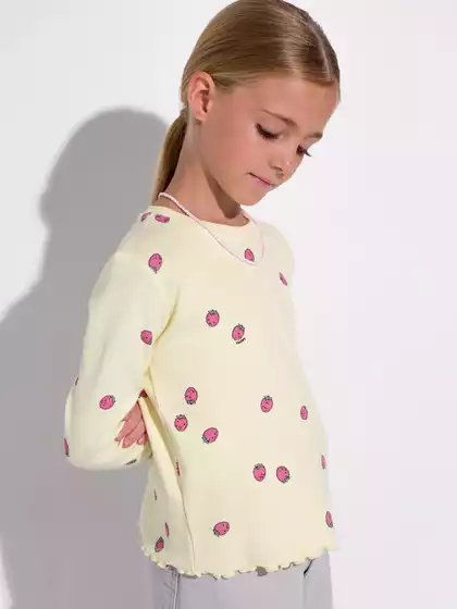 Лонгслив в рубчик Vulpes