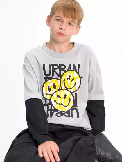 Комбинированный лонгслив Vulpes