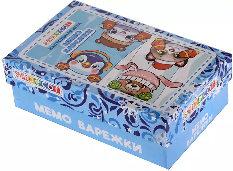 SmileDECOR Игра Мемо Варежки П2133