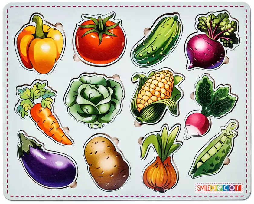 Рамка-вкладыш Овощи П3659 SmileDECOR