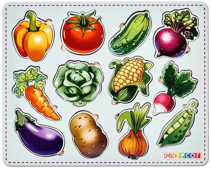 Рамка-вкладыш Овощи П3659 SmileDECOR