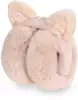 Мягкие Наушники Кошка со стразами бежевые 058D-6282D