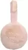 Мягкие Наушники Кошка со стразами бежевые 058D-6282D