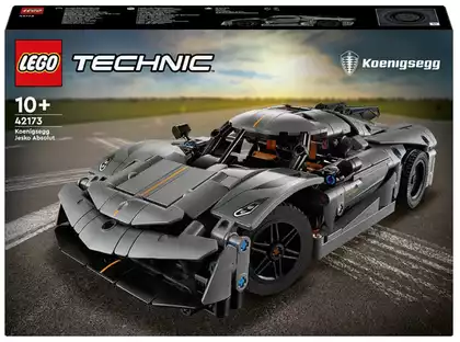 Конструктор Серый гиперкар Koenigsegg Jesko Absolut 42173 LEGO Technic в/к