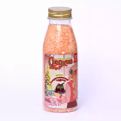 Соль для ванн Candy bath bar Рождественнский пудинг 12069 ЛК 435гр.
