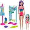 Игровой набор кукол 2 шт.HCD29 Barbie Color Reveal