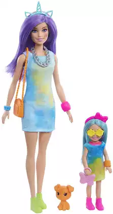 Игровой набор кукол 2 шт.HCD29 Barbie Color Reveal