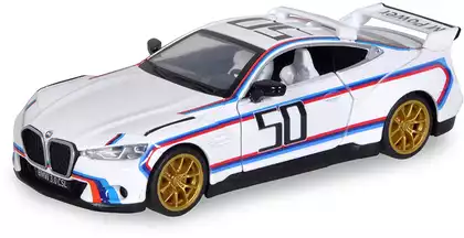 Модель машины 1:34 (14см) BMW 3.0 CSL свет, звук, инерция 68932A