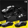 Модель машины 1:36 (14см) Dodge Challenger SRT Jailbreak 2022 (Cборка) открываются двери 68733