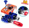 Игровой набор с машинкой Zuru 5 SURPRISE Make A Racer 77625GQ1 сюрприз в капсуле (1/13шт.)