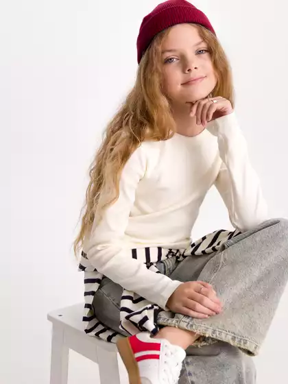 Лонгслив в рубчик Vulpes