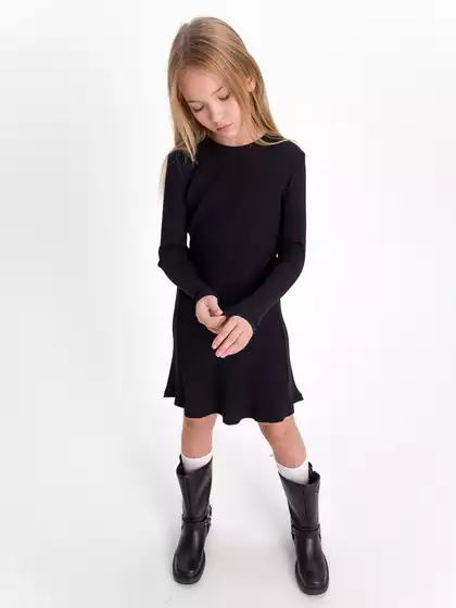 Трикотажное платье в рубчик Vulpes