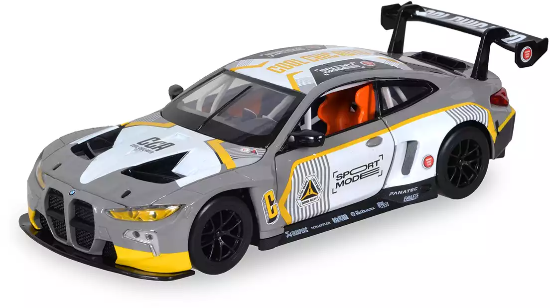 Модель машины 1:24 21см BMW M4 GT3 cвет, звук 68282