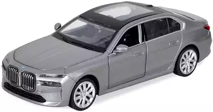 Модель машины 1:24 22,5см BMW i7 cвет, звук 68283