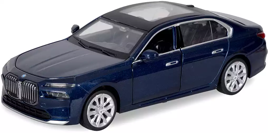 Модель машины 1:24 22,5см BMW i7 cвет, звук 68283