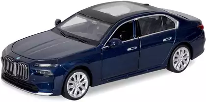 Модель машины 1:24 22,5см BMW i7 cвет, звук 68283