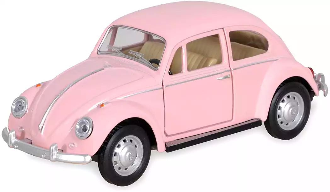 Модель машины 1:28 14см Volkswagen Classical Beetle свет, звук, инерция 68387