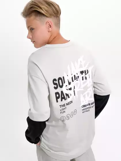 Комбинированный лонгслив Vulpes