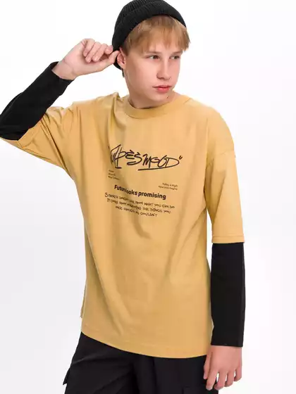 Комбинированный лонгслив Vulpes