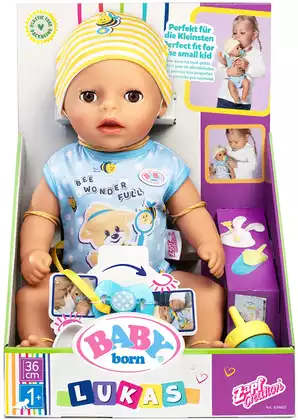 Пупс функциональный 42865 Лукас с магическими глазкам Baby born