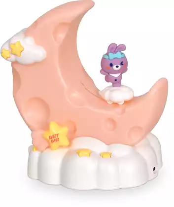 Ночник Лунный свет зайка FanVU396/GL318 роз.