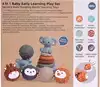 Игровой набор тактильный Зайчик пирамидка с мячиками TT674