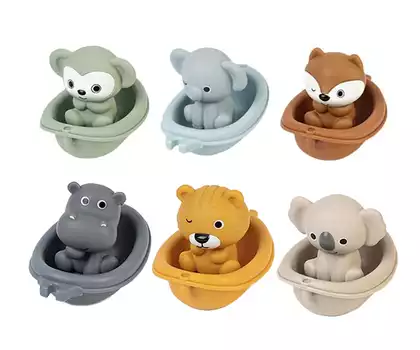 Игровой набор для ванны, пальчиковый На лодочках TT681